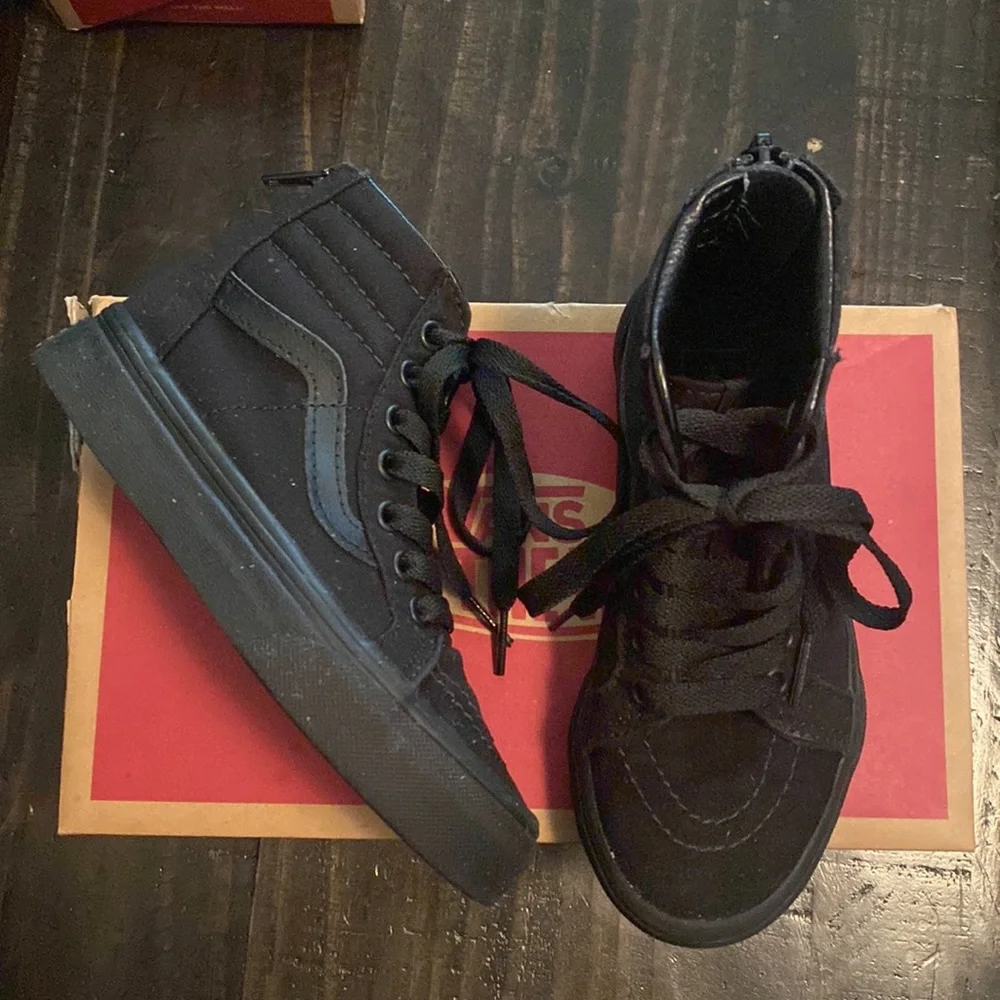 VANS SK8-Hi Zip black canvas size 12.5_2